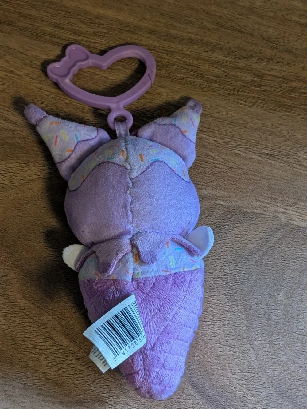 Sanrio Plush Backpack Clip Set of 3 Kuromi, Hello Kitty, My Melody Charms Kawaii